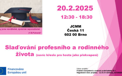 ZAČÍNÁME II. BĚH PROJEKTU pro oblast Brněnska