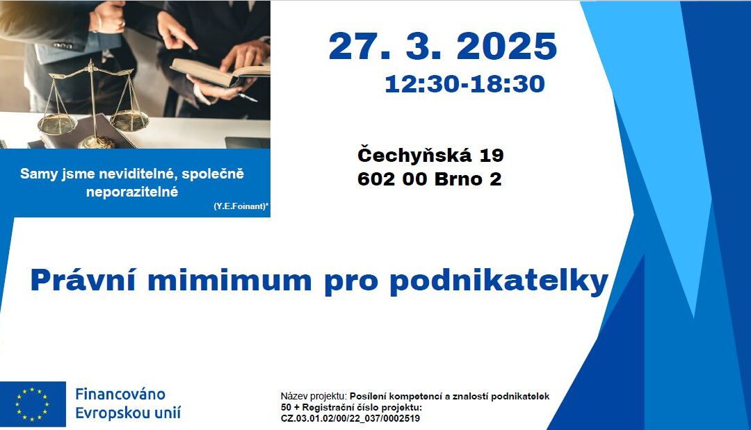 Právní minimum pro podnikatelky